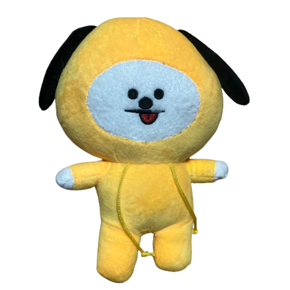 BTS BT21 Jimin "Chimmy" Yellow Dog Doll Plushie 12" NEW
